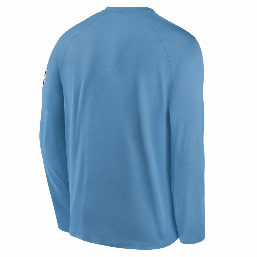 Memphis Grizzlies Youth 2025/26 City Edition Dri-Fit Long Sleeve Game Top Light Blue | Nike outlet