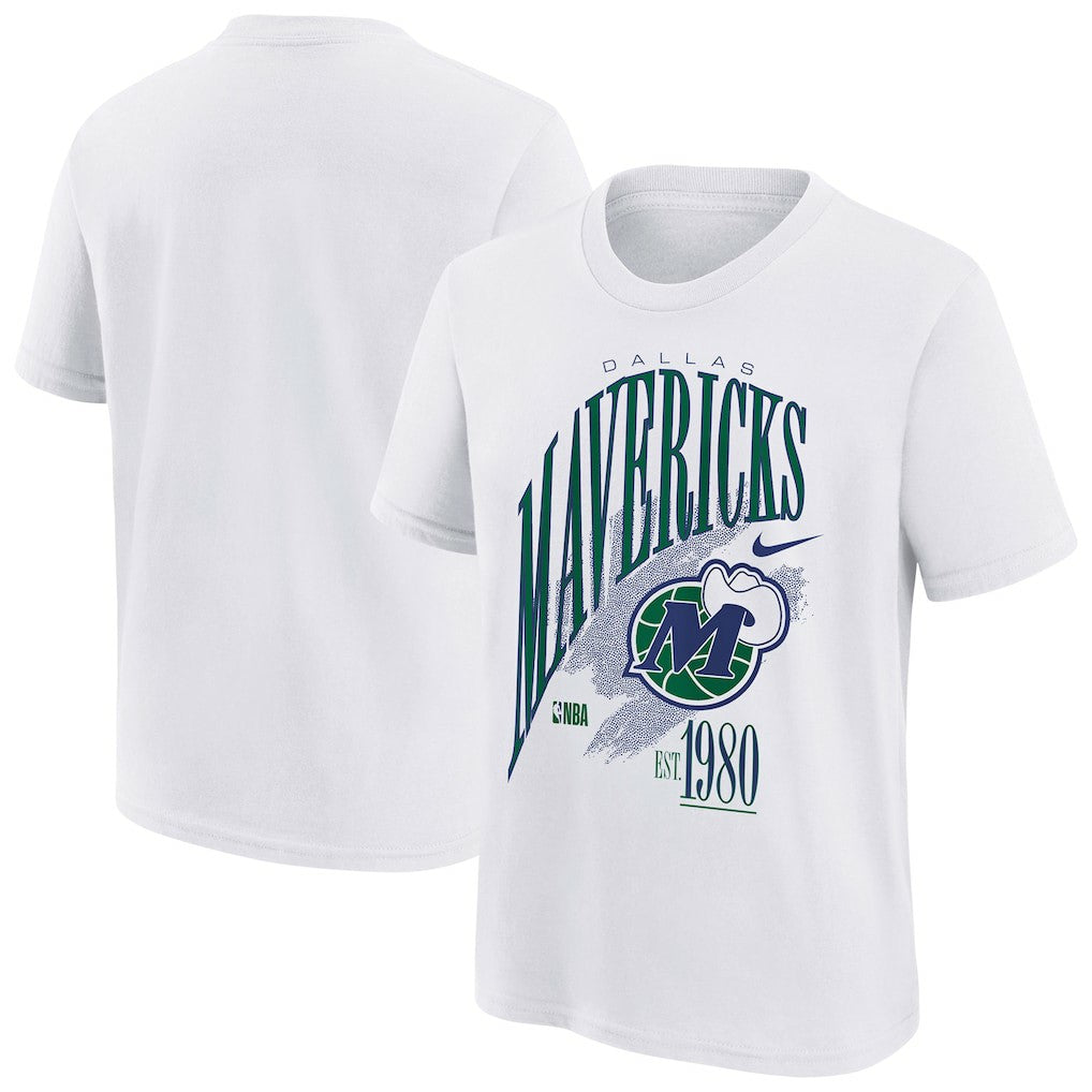 Dallas Mavericks Youth Hardwood Classics Champs Max90 T-Shirt for sale White | Nike for sale