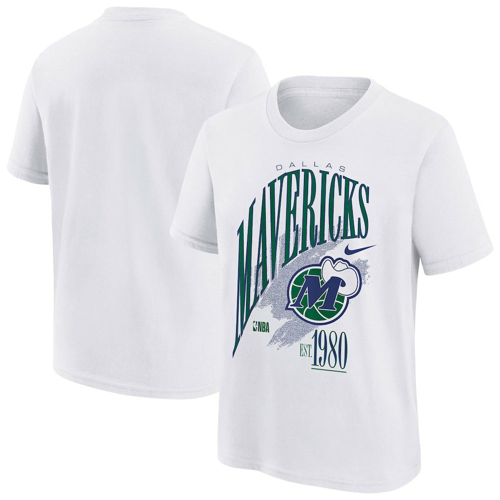 Dallas Mavericks Youth Hardwood Classics Champs Max90 T-Shirt for sale White | Nike for sale