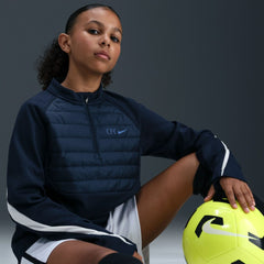 Chelsea Youth 2025/26 Academy Winter Warrior Drill Training Top Navy - Nike sale