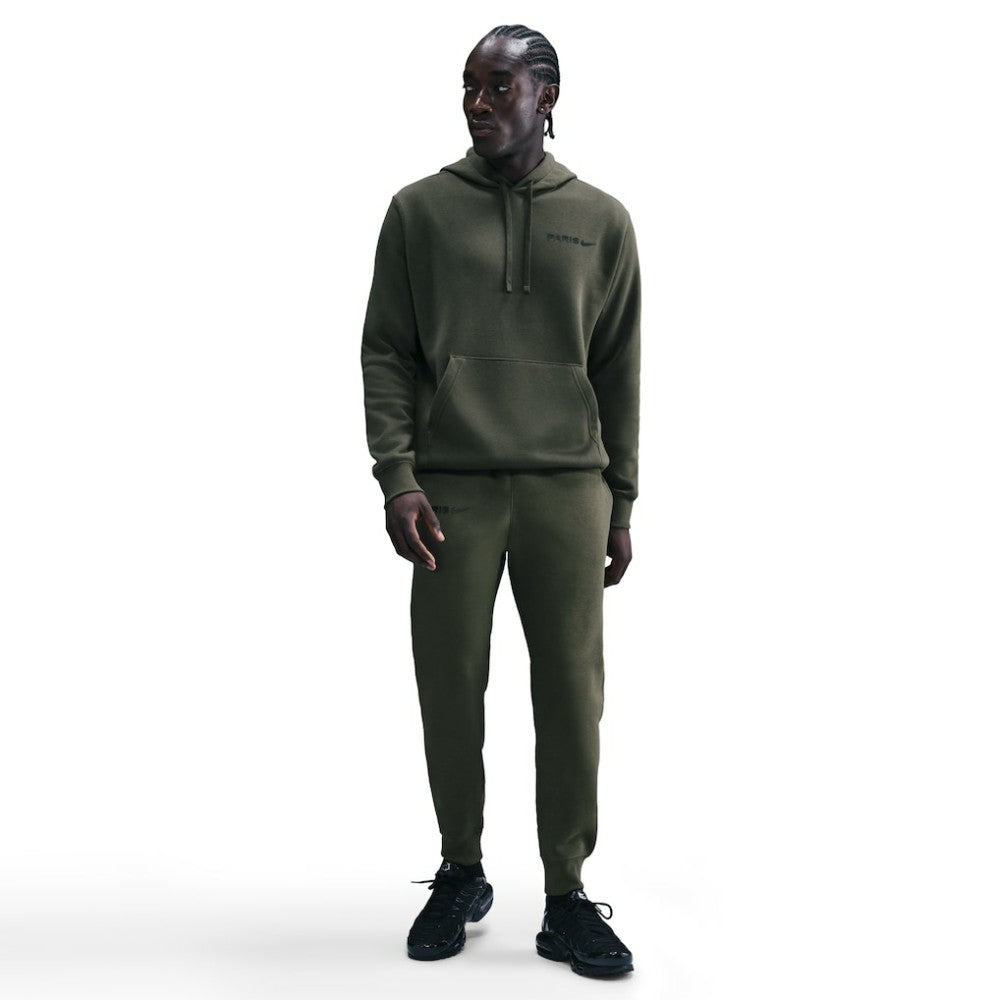 Paris Saint-Germain Club Fleece Hoodie Olive - Nike Discount