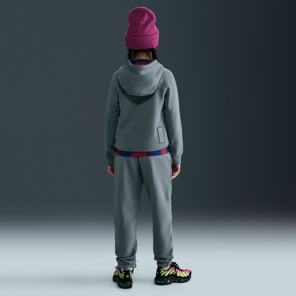 Barcelona Youth Air Raglan Hoodie Gray - Nike