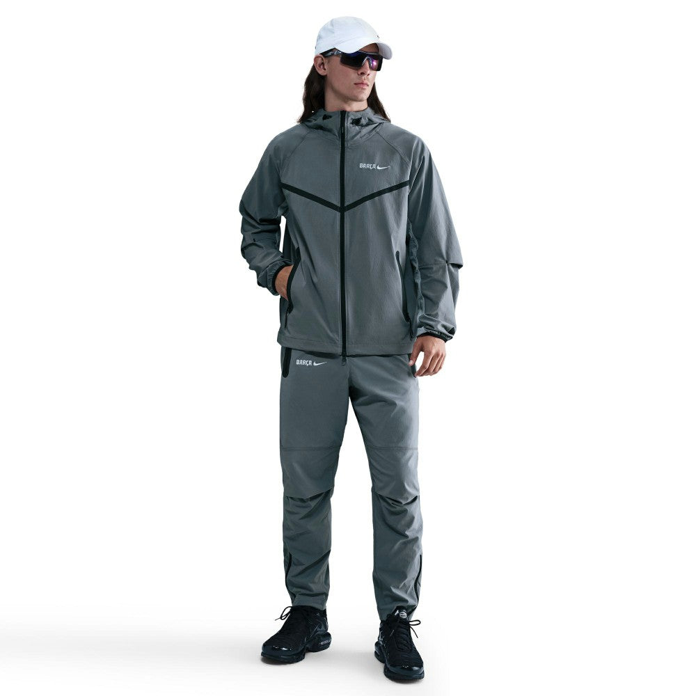 Barcelona Special Edition Full-Zip Woven Fleece Jacket Gray - Nike Discount
