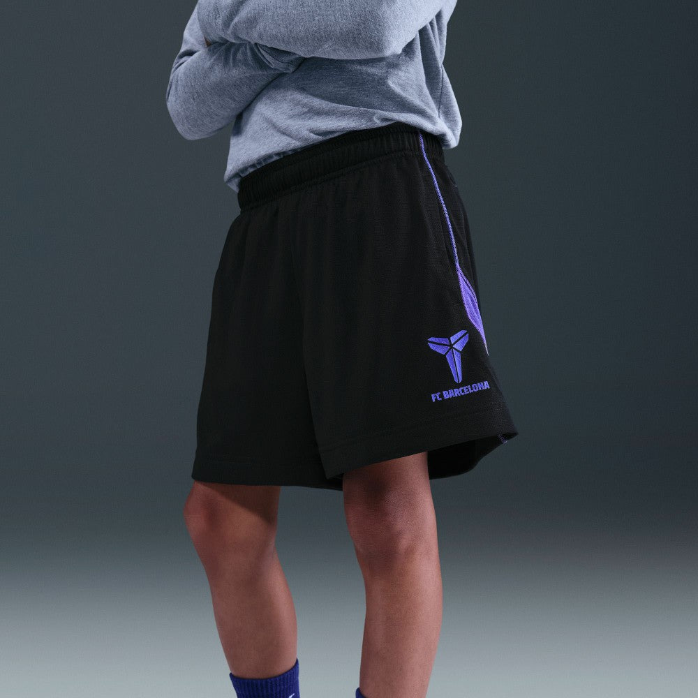 Barcelona Youth 2025/26 Away Kobe Fundamental Dri-FIT Shorts Black - Nike sale