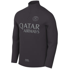 Paris Saint-Germain Strike Drill Quarter-Zip Long Sleeve Dri-FIT Top Anthracite - Nike for sale