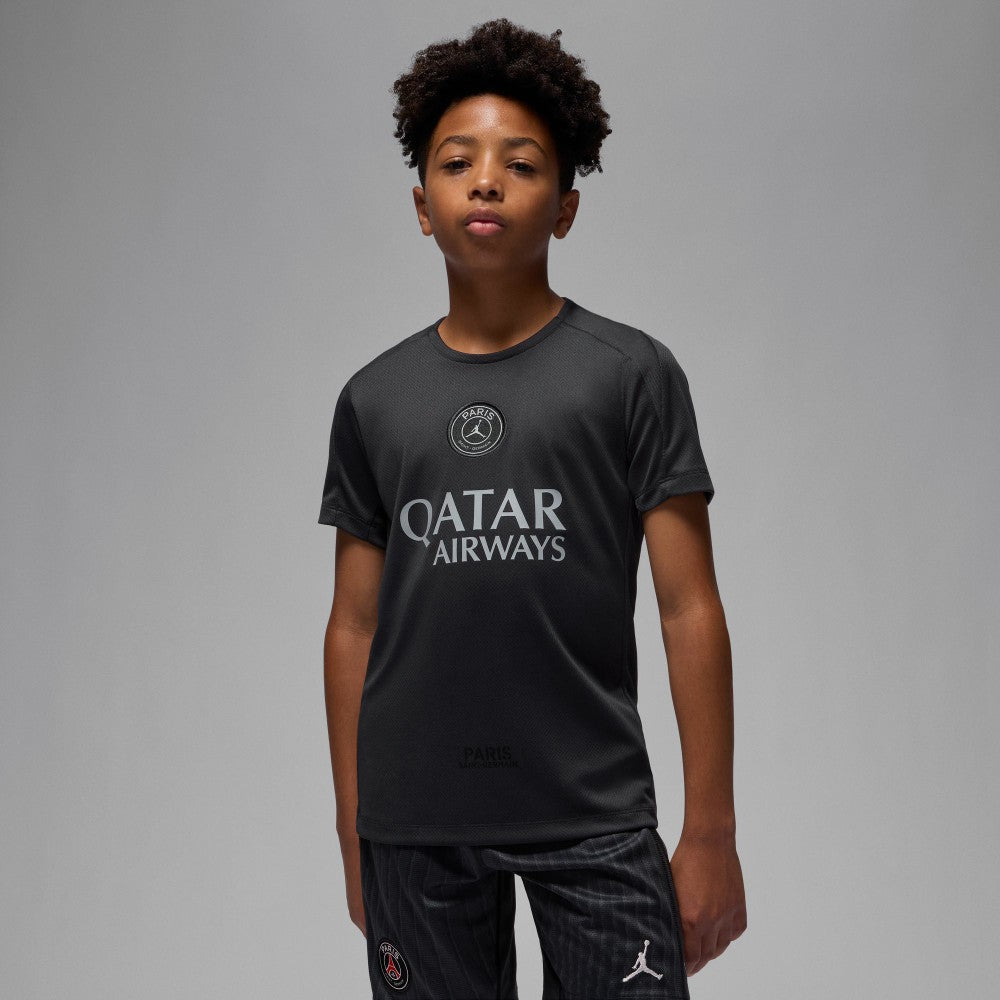 Paris Saint-Germain Jordan Brand Youth 2025/26 Strike Fourth Training Top Black - Jordan Discount