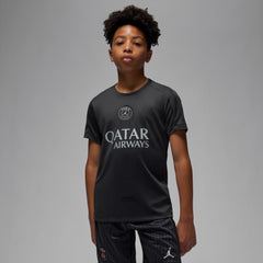 Paris Saint-Germain Jordan Brand Youth 2025/26 Strike Fourth Training Top Black - Jordan Discount