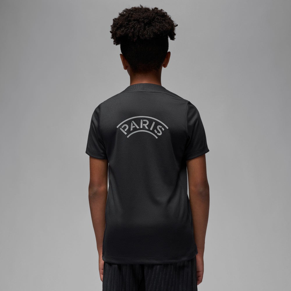 Paris Saint-Germain Jordan Brand Youth 2025/26 Strike Fourth Training Top Black - Jordan Discount