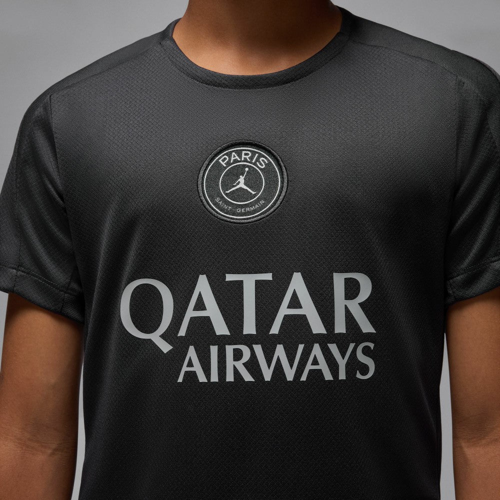Paris Saint-Germain Jordan Brand Youth 2025/26 Strike Fourth Training Top Black - Jordan Discount