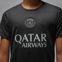 Paris Saint-Germain Jordan Brand Youth 2025/26 Strike Fourth Training Top Black - Jordan Discount