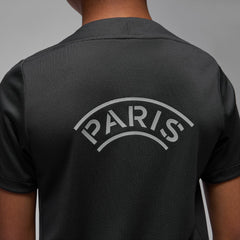 Paris Saint-Germain Jordan Brand Youth 2025/26 Strike Fourth Training Top Black - Jordan Discount