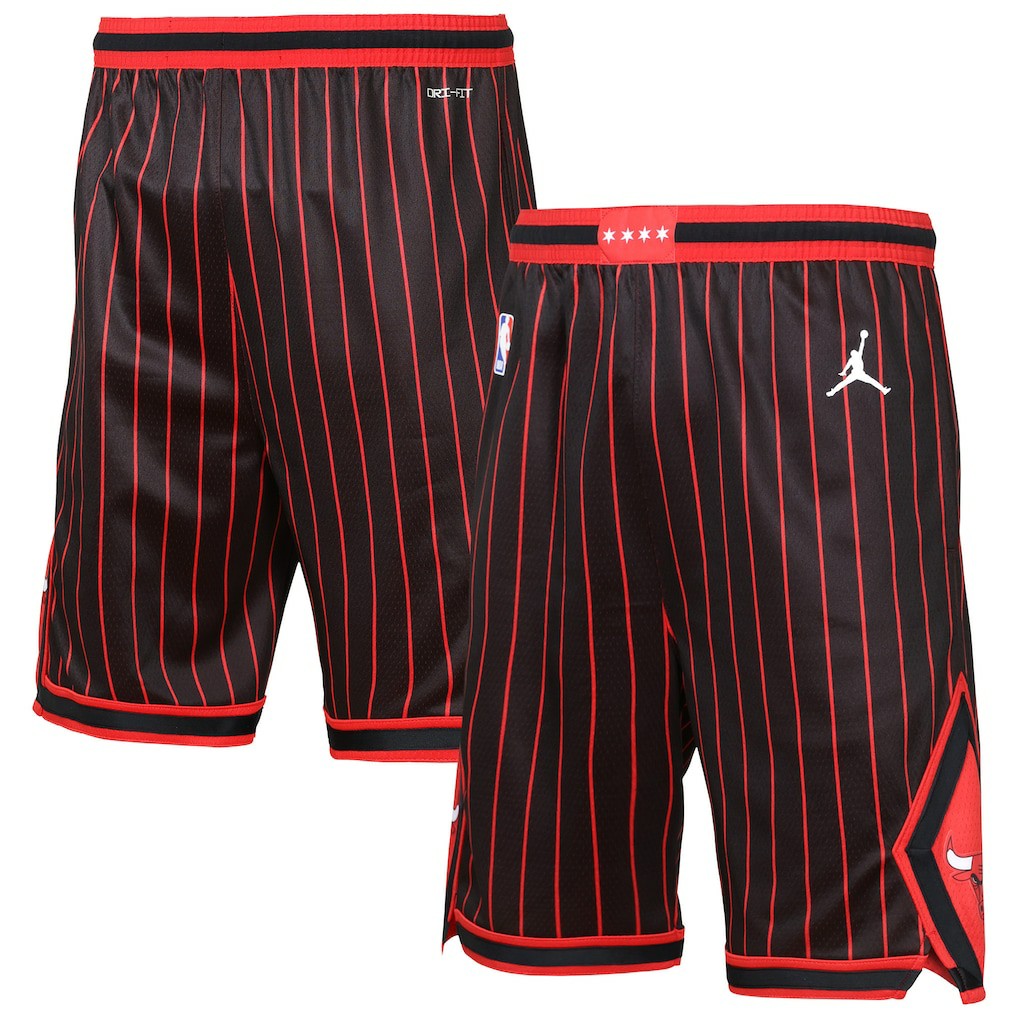 Chicago Bulls Jordan Brand Youth Authentic Statement Edition Swingman Shorts Black
