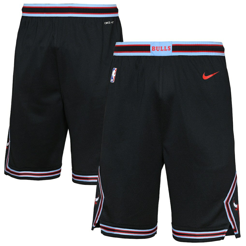 Chicago Bulls Youth 2025/26 City Edition Swingman Performance Shorts Black | Nike