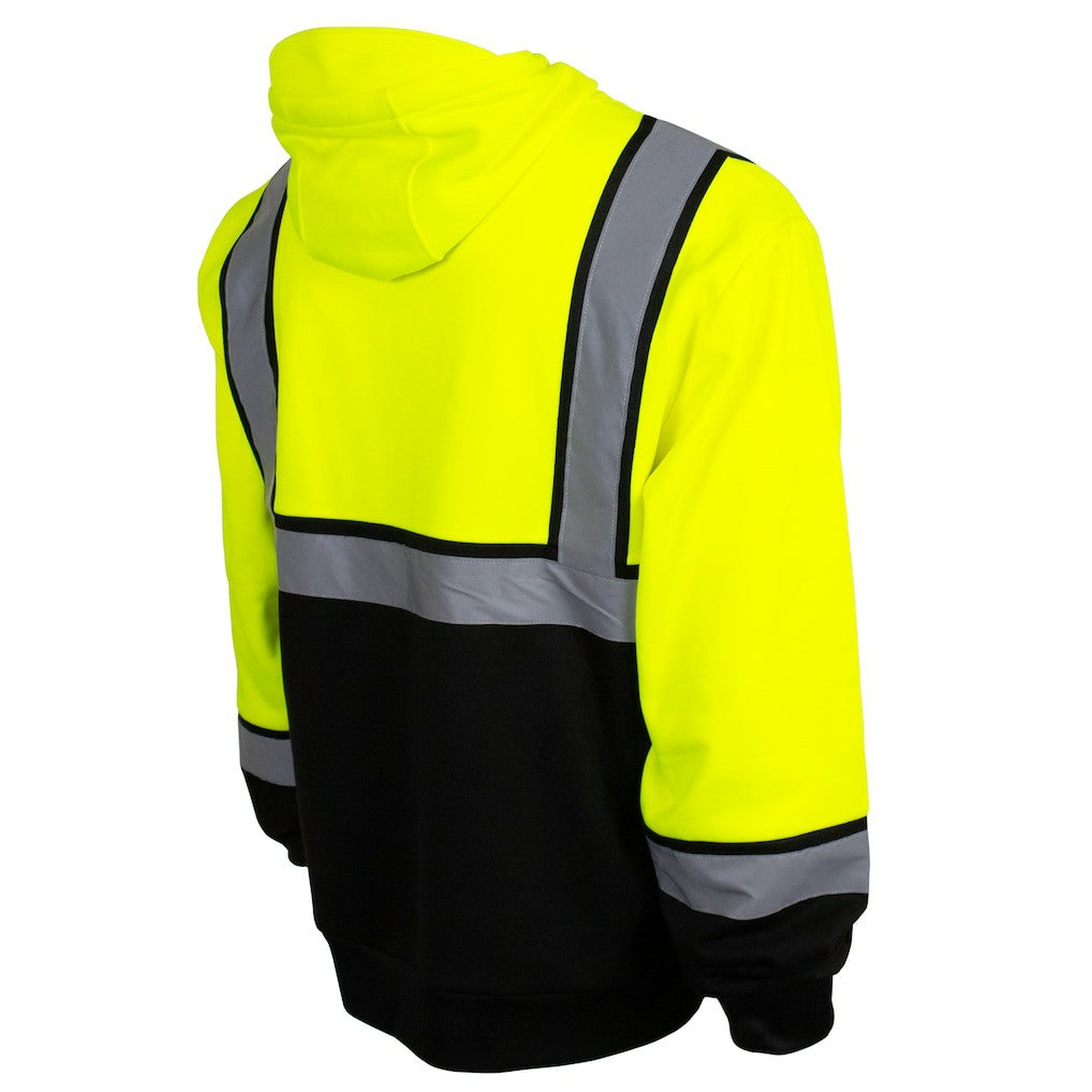 New Orleans Saints High-Visibility Safety Hooded Sweatshirt Yellow