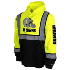 Cleveland Browns High-Visibility Safety Hooded Sweatshirt Yellow