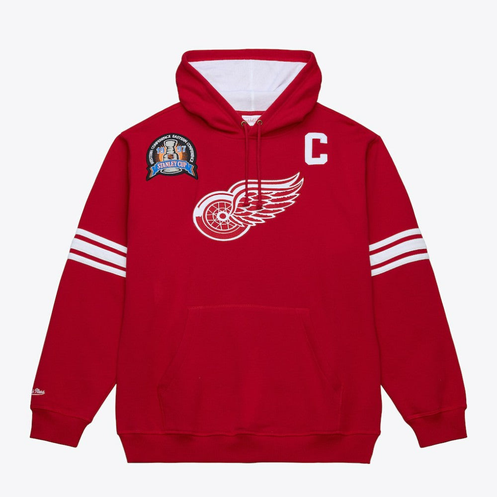 Steve Yzerman Detroit Red Wings Mitchell & Ness 1997 Name & Number Premium Pullover Hoodie - Scarlet - NHL 202948291