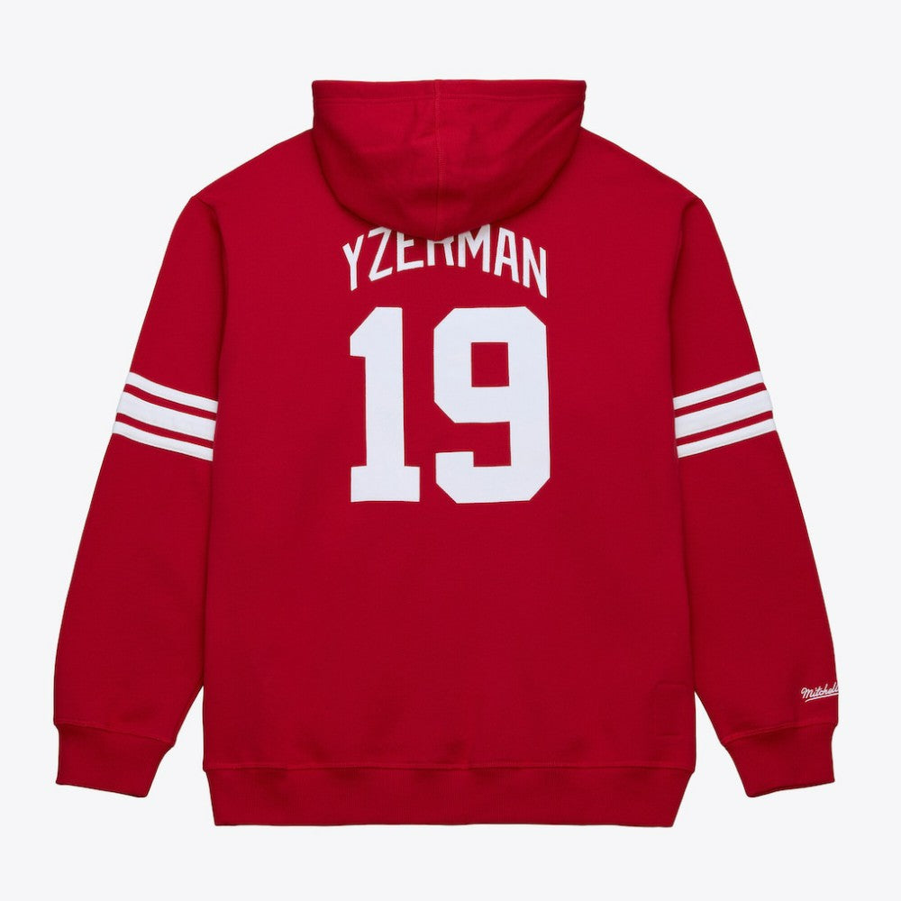 Steve Yzerman Detroit Red Wings Mitchell & Ness 1997 Name & Number Premium Pullover Hoodie - Scarlet - NHL 202948291