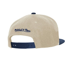 New York Yankees Mitchell & Ness Subway Series Matchup Pro Pinch Snapback - Cream - Mitchell & Ness Sale