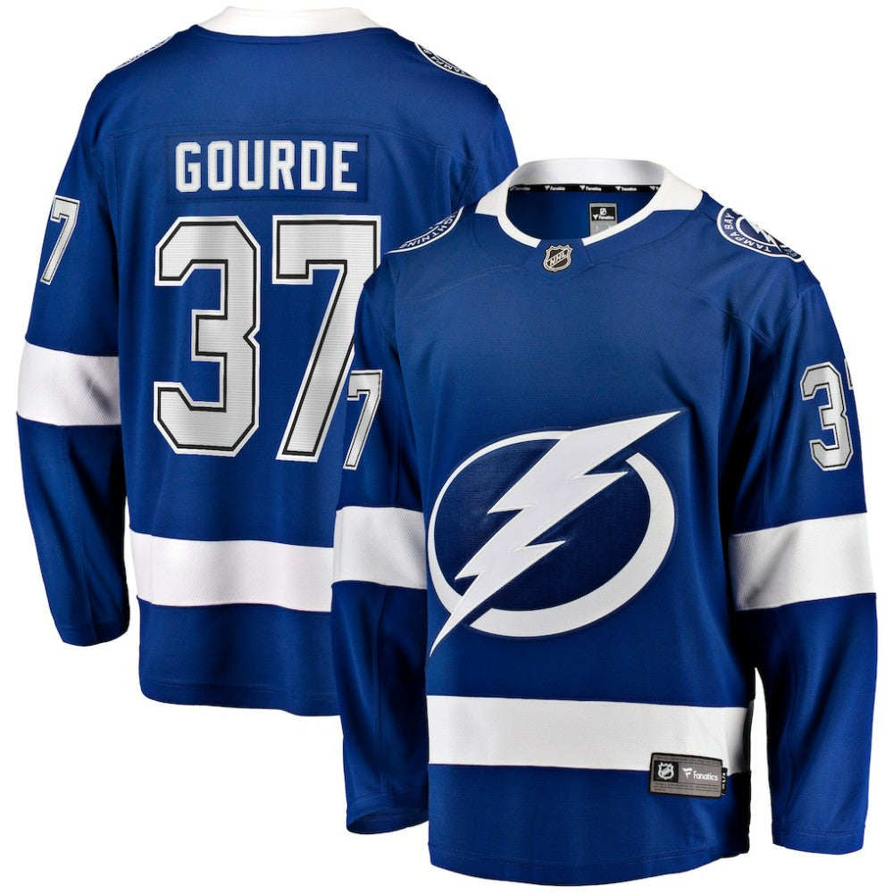 Yanni Gourde Tampa Bay Lightning Fanatics Home Breakaway Jersey - Blue - NHL 202950106
