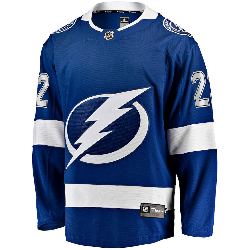 Oliver Bjorkstrand Tampa Bay Lightning Fanatics Home Breakaway Jersey - Blue - NHL 202950107