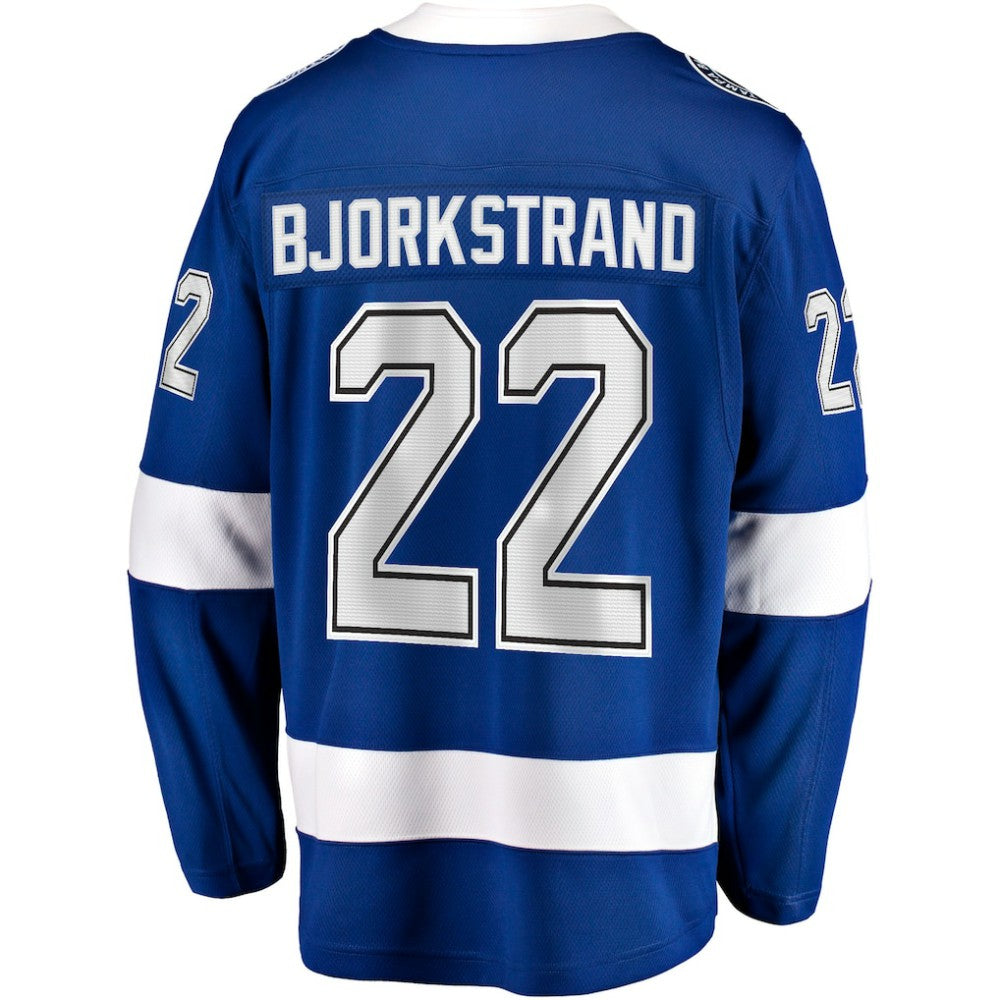 Oliver Bjorkstrand Tampa Bay Lightning Fanatics Home Breakaway Jersey - Blue - NHL 202950107