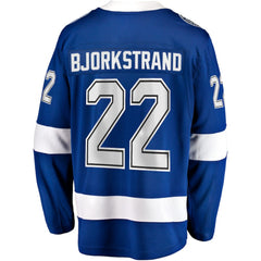 Oliver Bjorkstrand Tampa Bay Lightning Fanatics Home Breakaway Jersey - Blue - NHL 202950107