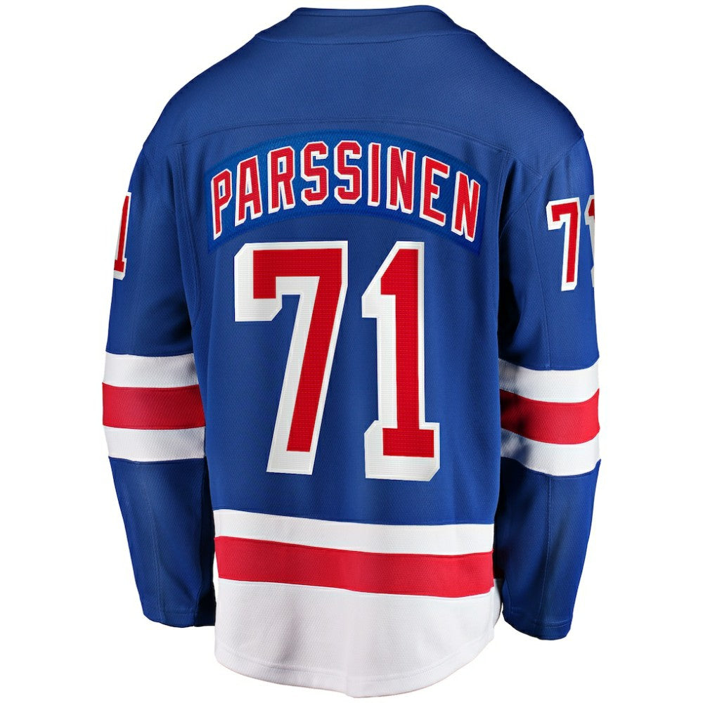 Juuso Parssinen New York Rangers Fanatics Home Breakaway Jersey - Blue - NHL 202950116