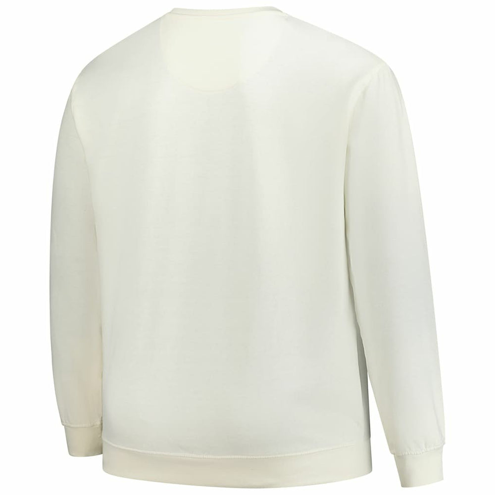 Cleveland Browns Profile Big & Tall Fleece Sweatshirt Cream