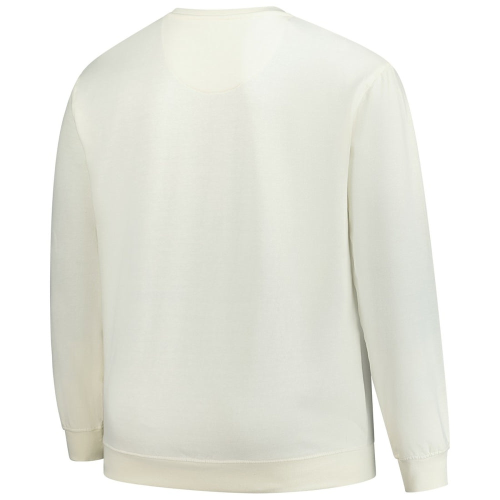 Detroit Lions Profile Big & Tall Fleece Sweatshirt Cream