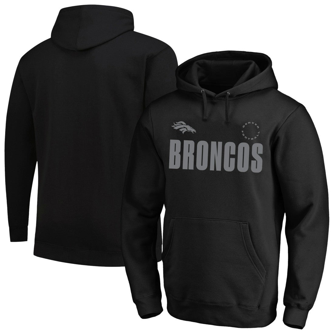 Fanatics Denver Broncos Big & Tall Chip Shot Hoodie Black
