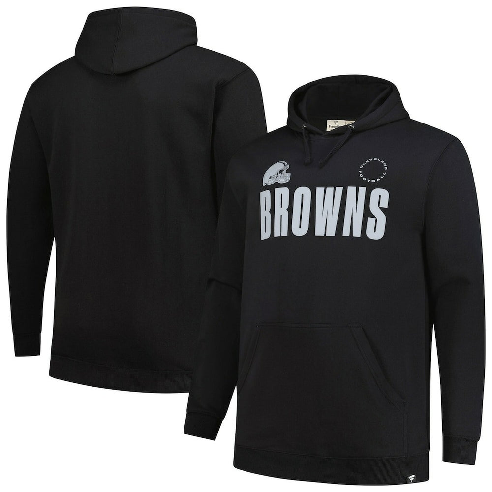 Fanatics Cleveland Browns Big & Tall Chip Shot Hoodie Black