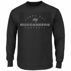 Fanatics Tampa Bay Buccaneers Big & Tall Coverage Scheme Long Sleeve T-Shirt Black