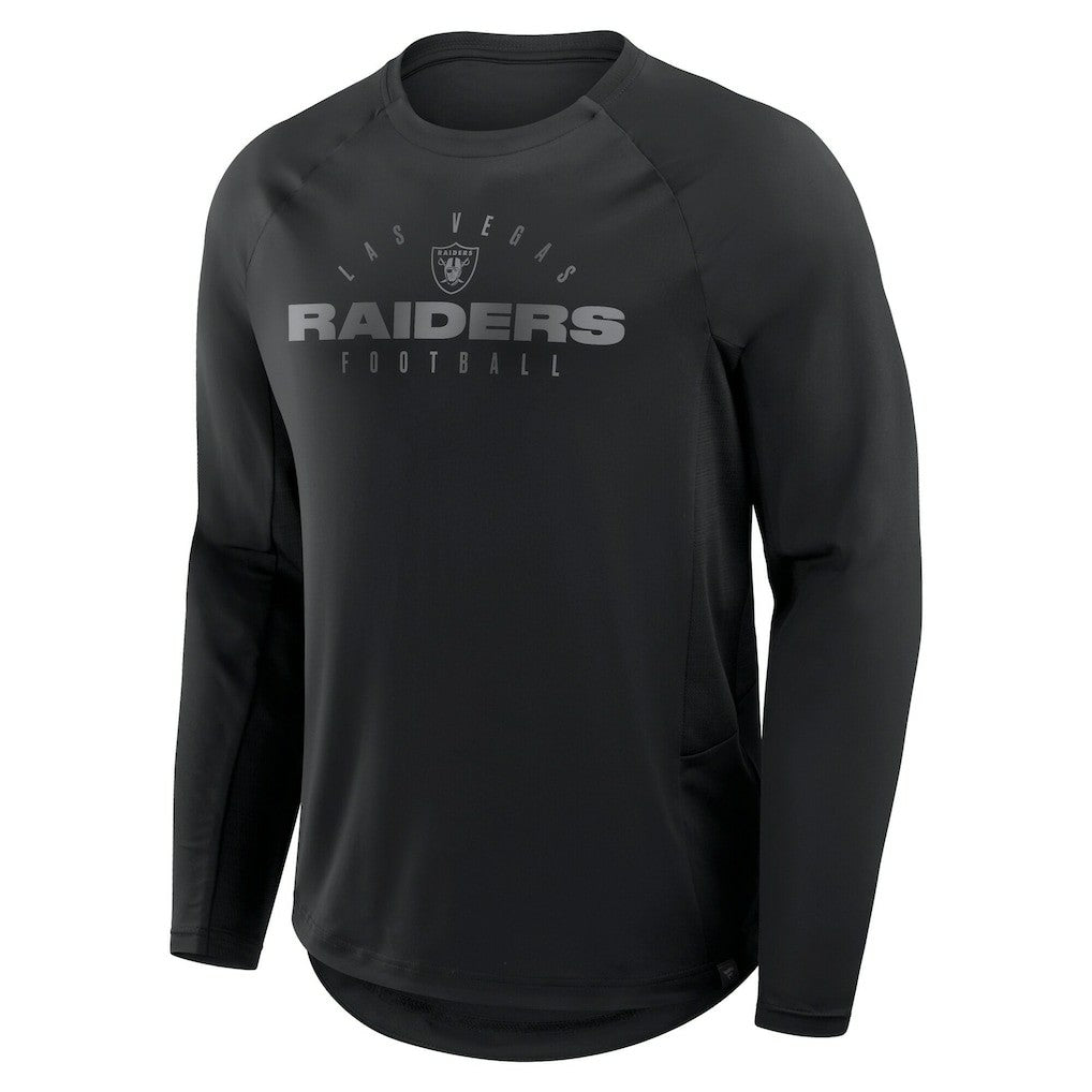 Fanatics Las Vegas Raiders Big & Tall Coverage Scheme Long Sleeve T-Shirt Black