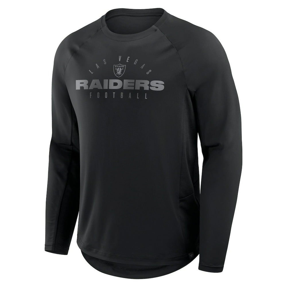 Fanatics Las Vegas Raiders Big & Tall Coverage Scheme Long Sleeve T-Shirt Black