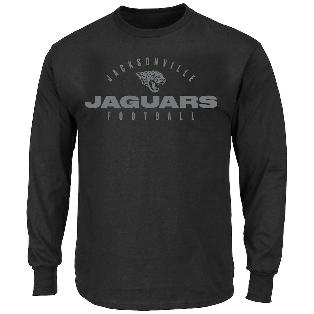 Fanatics Jacksonville Jaguars Big & Tall Coverage Scheme Long Sleeve T-Shirt Black