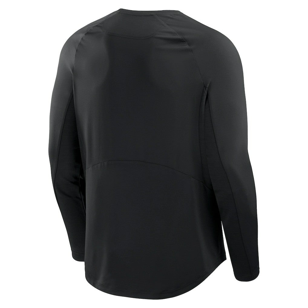 Fanatics New Orleans Saints Big & Tall Coverage Scheme Long Sleeve T-Shirt Black
