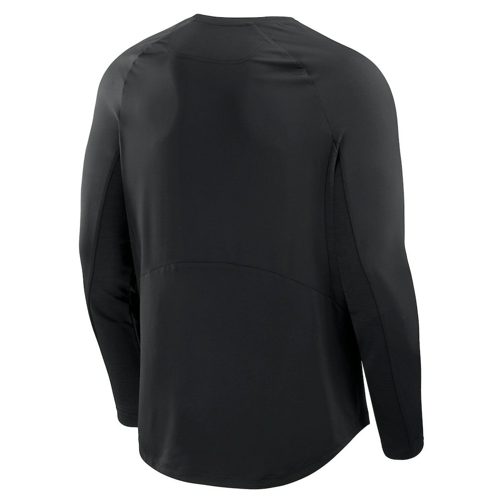 Fanatics New Orleans Saints Big & Tall Coverage Scheme Long Sleeve T-Shirt Black