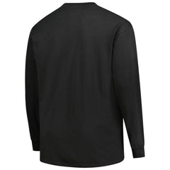 Fanatics Carolina Panthers Big & Tall Coverage Scheme Long Sleeve T-Shirt Black