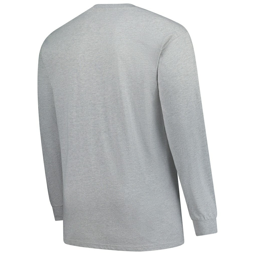 Fanatics Indianapolis Colts Big & Tall Clock Management Legacy Long Sleeve T-Shirt Heather Gray