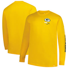 Fanatics Green Bay Packers Big & Tall Clock Management Legacy Long Sleeve T-Shirt Gold