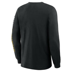 Fanatics Baltimore Ravens Big & Tall Clock Management Legacy Long Sleeve T-Shirt Black