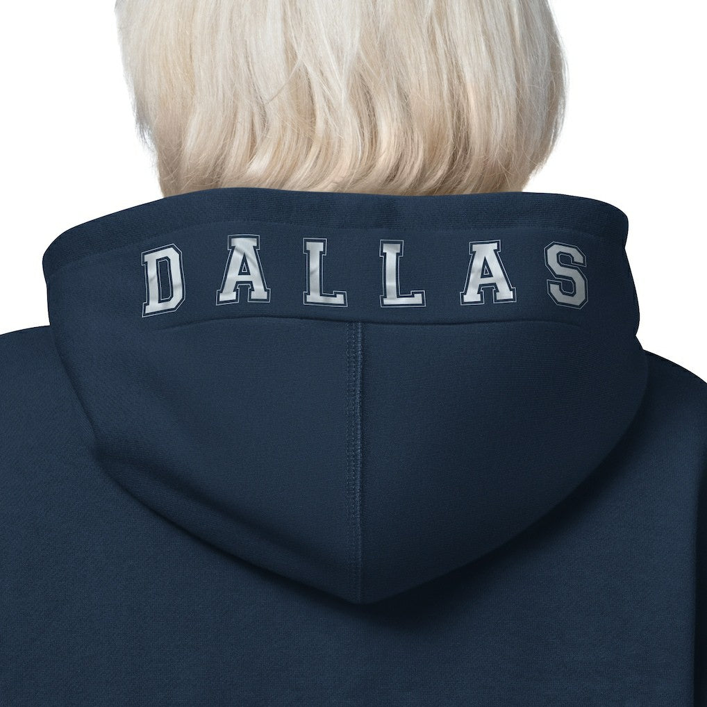 Dallas Cowboys Starter Women's 4th Down Full-Zip Hoodie Navy