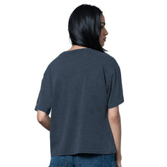 Dallas Cowboys Starter Women's Oversized Hall of Fame T-Shirt Heather Navy