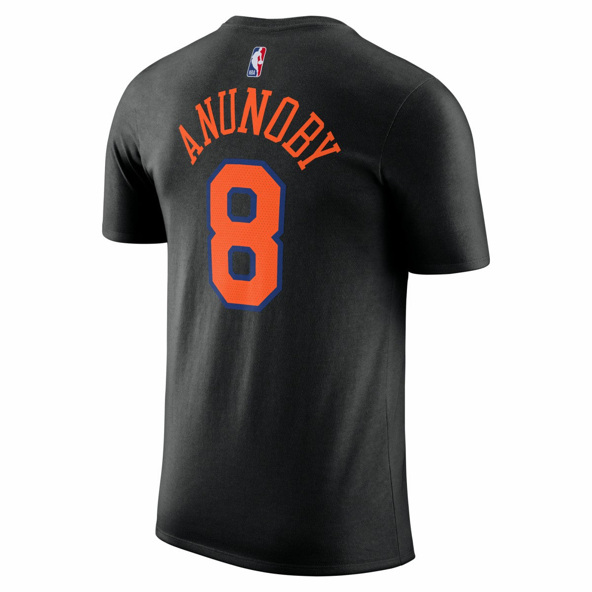 OG Anunoby New York Knicks Jordan Brand Unisex Name & Number T-Shirt Statement Edition Black