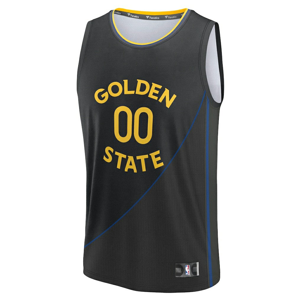 Golden State Warriors Fast Break Custom Jersey for sale Statement Editi- Black | Fanatics Lifestyle