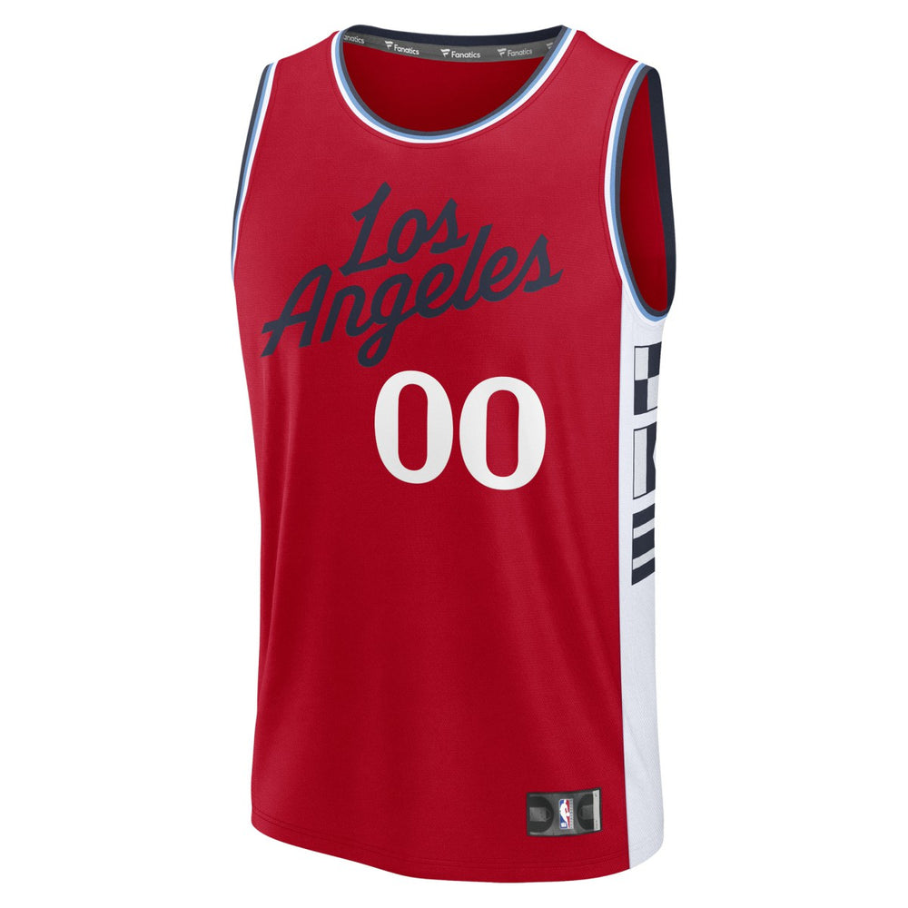 LA Clippers Fast Break Custom Jersey Statement Edition Red | Fanatics Lifestyle