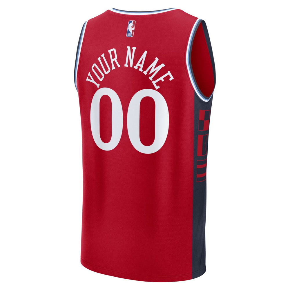 LA Clippers Fast Break Custom Jersey Statement Edition Red | Fanatics Lifestyle
