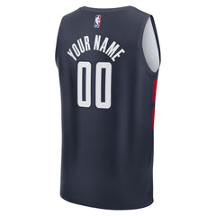Washington Wizards Youth Fast Break Custom Replica Jersey Navy Statement Edition | Fanatics online