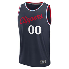 LA Clippers Fast Break Custom Jersey Icon Edition Navy | Fanatics