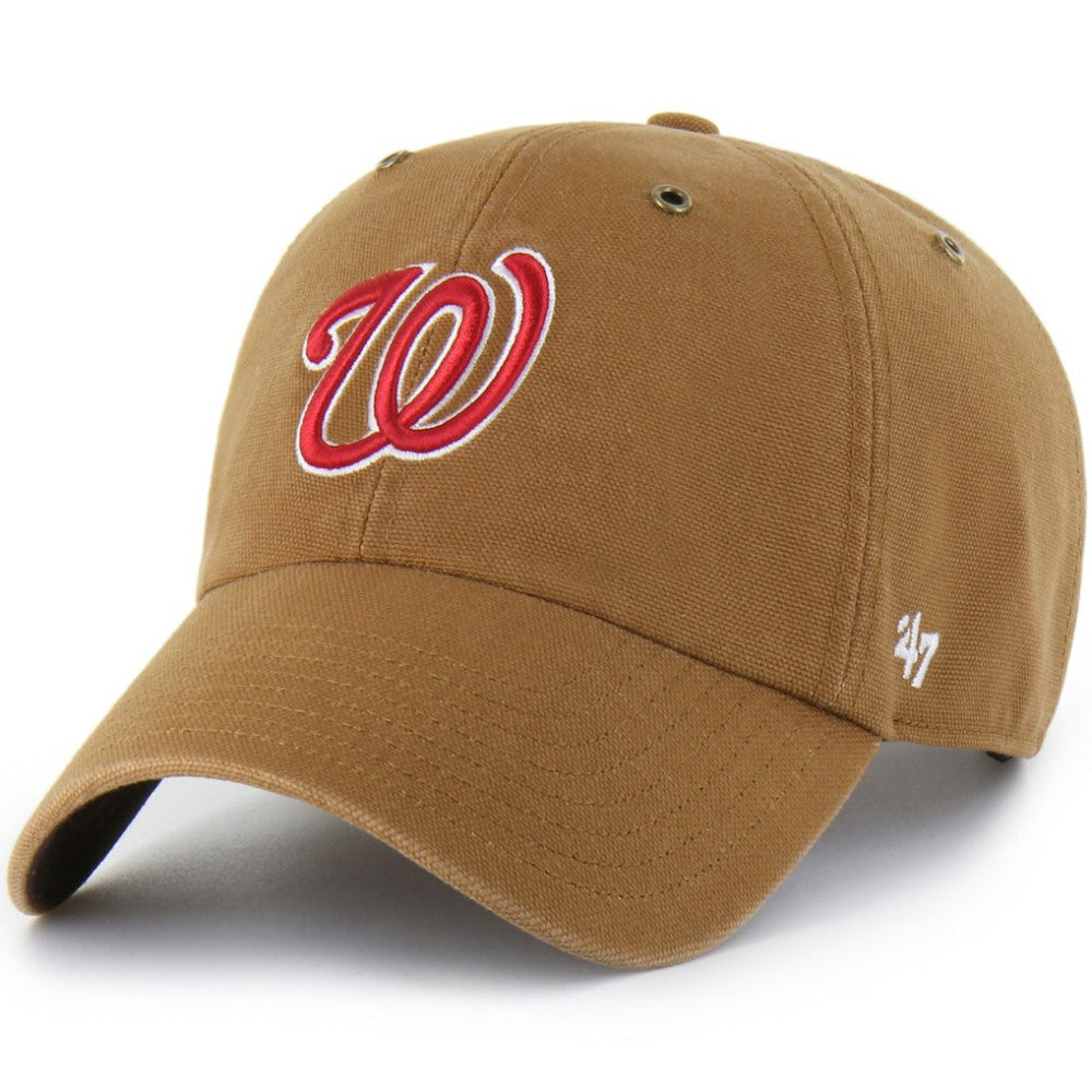 Washington Nationals Carhartt x '47 Clean Up Adjustable Hat - Brown - 47 brand Online
